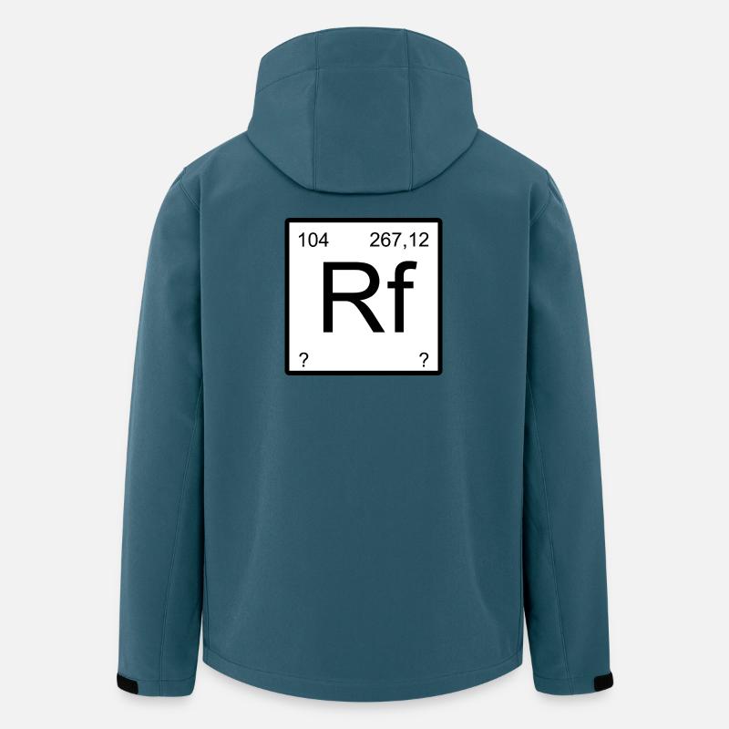 Rutherfordium Symbol Quadrat - Recycelte Männer Softshell-Jacke von Stanley/Stella - Dunkles Petrol