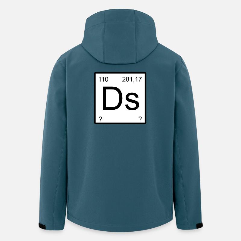 Darmstadtium Ds-Design Minimalismus - Recycelte Männer Softshell-Jacke von Stanley/Stella - Dunkles Petrol
