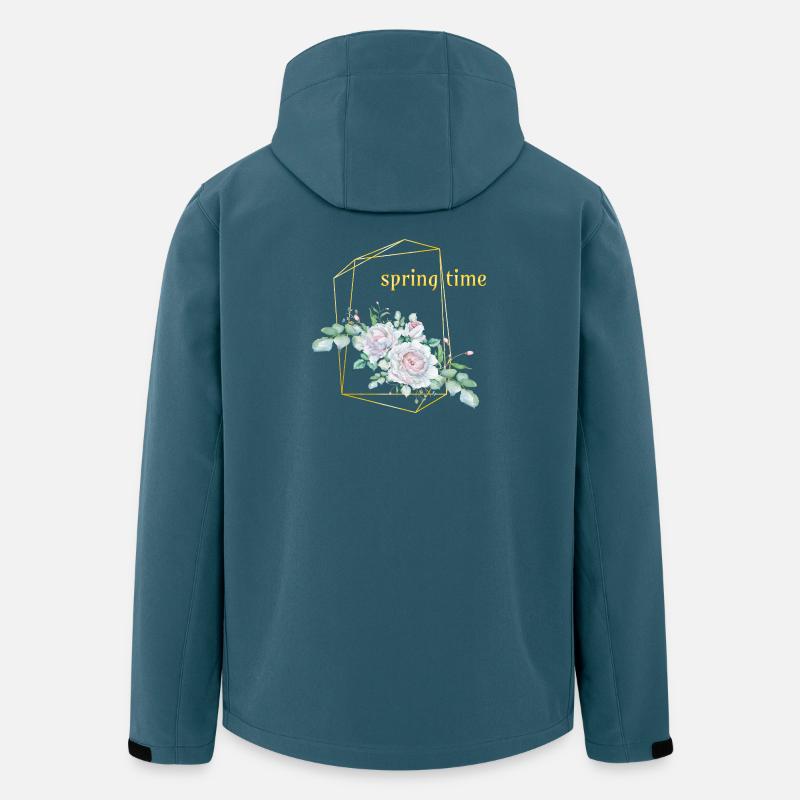 spring time - Recycelte Männer Softshell-Jacke von Stanley/Stella - Dunkles Petrol