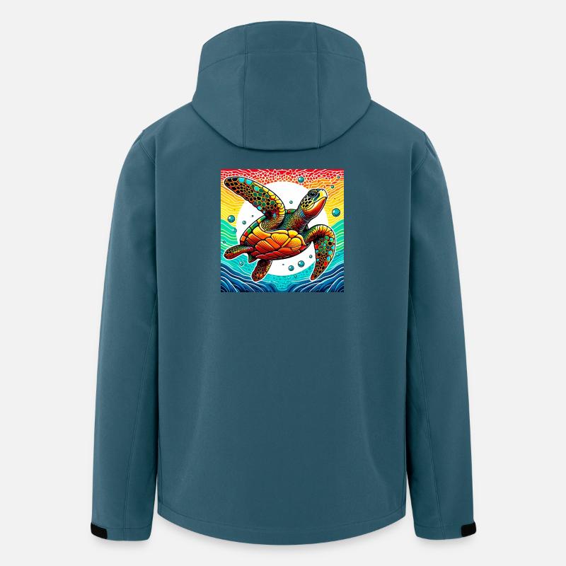 turtle - Men’s Recycled Softshell Jacket by Stanley/Stella - stargazer