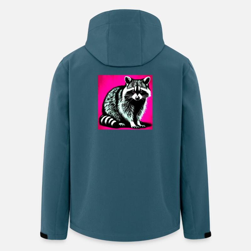 Waschbär - Recycelte Männer Softshell-Jacke von Stanley/Stella - Dunkles Petrol