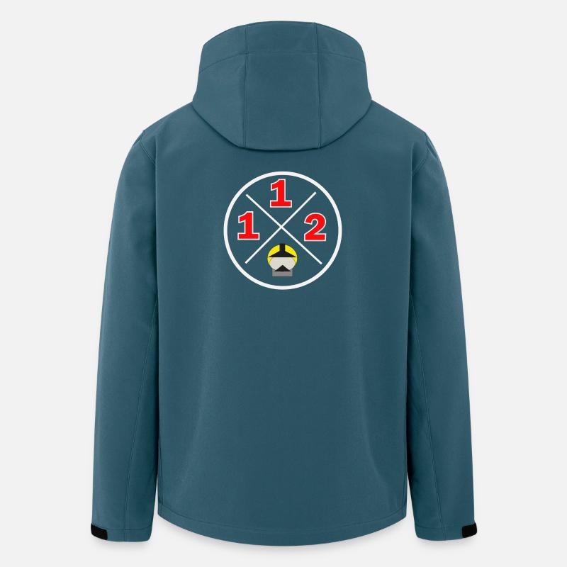 112- District logo - Fire brigade - Men’s Recycled Softshell Jacket by Stanley/Stella - stargazer