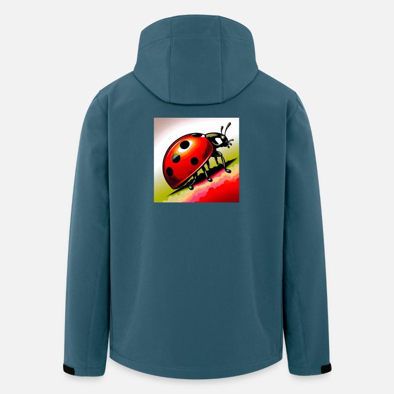 coccinelle - Veste softshell homme en polyester recyclé Stanley/Stella - bleu pétrole foncé