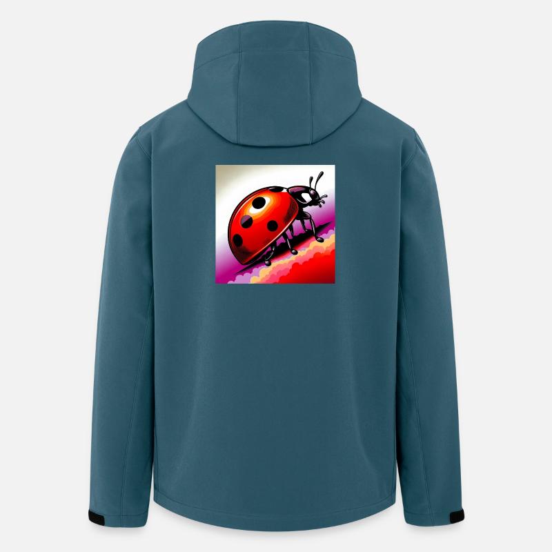 coccinelle - Veste softshell homme en polyester recyclé Stanley/Stella - bleu pétrole foncé