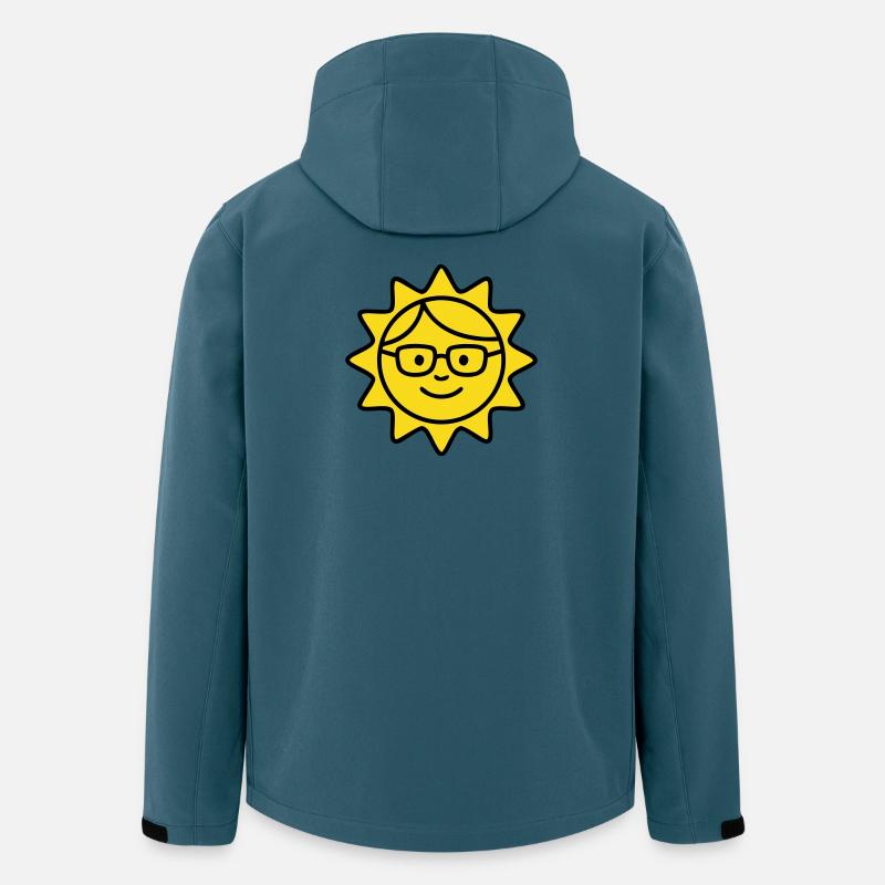 Laughing Sun Glasses Comic - Men’s Recycled Softshell Jacket by Stanley/Stella - stargazer