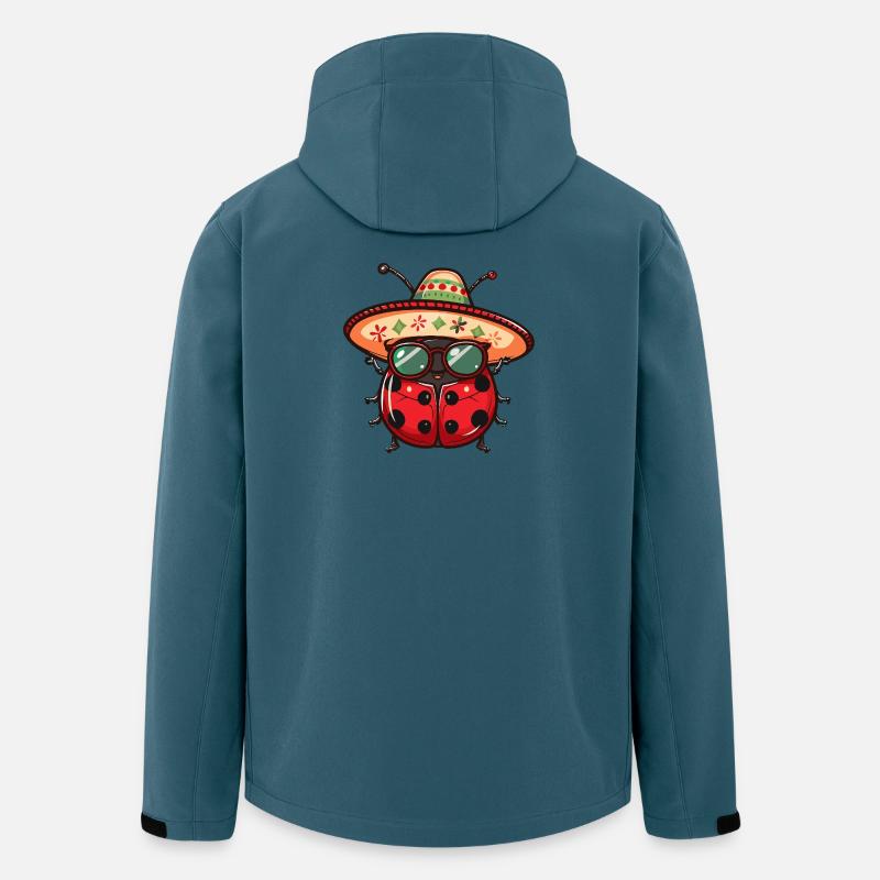 Ladybug Sombrero - Men’s Recycled Softshell Jacket by Stanley/Stella - stargazer