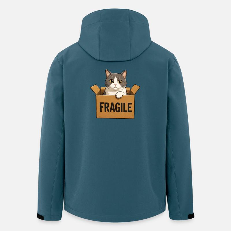Cat in a box - Men’s Recycled Softshell Jacket by Stanley/Stella - stargazer