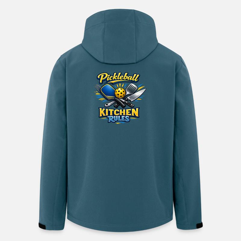 Pickleball Kitchen Rules - Men’s Recycled Softshell Jacket by Stanley/Stella - stargazer