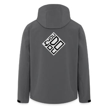 You Do You Lustig Selbstbewusstsein Freiheit Logo - Recycelte Männer Softshell-Jacke von Stanley/Stella - Anthrazit - Hinten - AI Model Male 185 light (185cm)