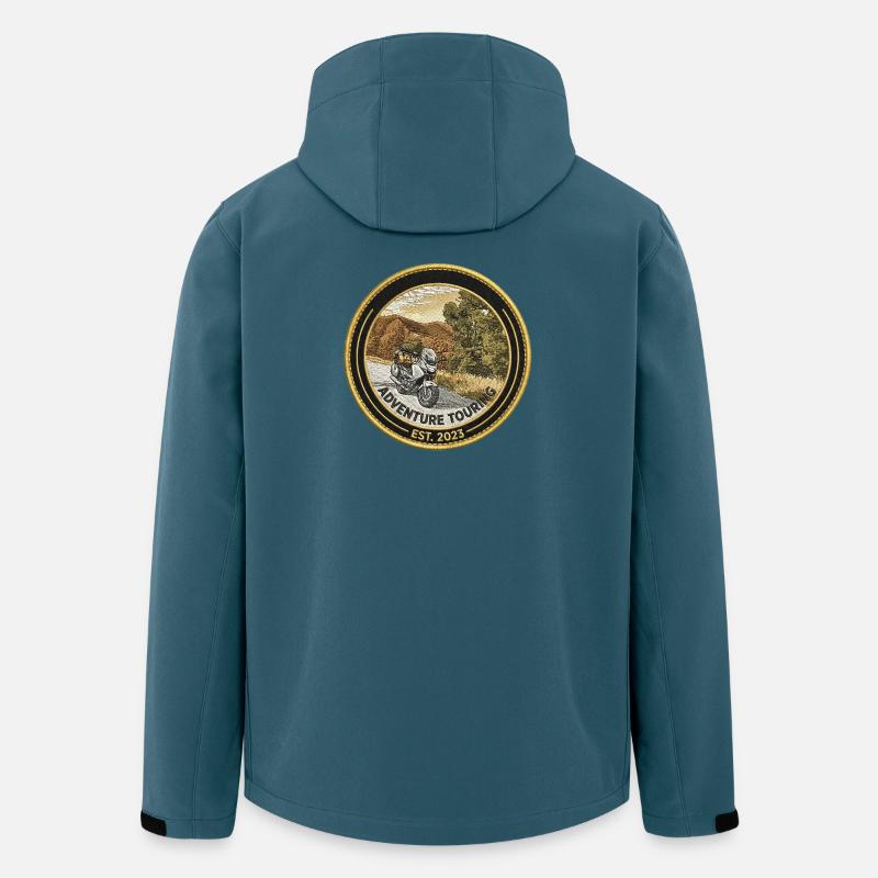 Motorcycle Expeditions Patch - Men’s Recycled Softshell Jacket by Stanley/Stella - stargazer