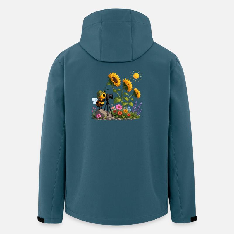 Bee films sunflowers - Men’s Recycled Softshell Jacket by Stanley/Stella - stargazer
