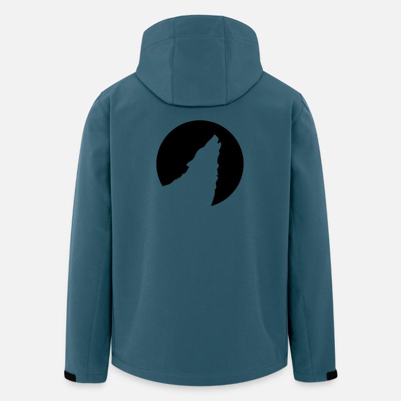 howling wolf - Men’s Recycled Softshell Jacket by Stanley/Stella - stargazer