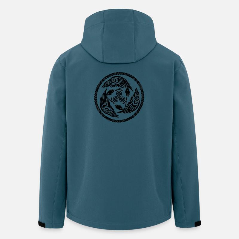 Morrigan - Recycelte Männer Softshell-Jacke von Stanley/Stella - Dunkles Petrol