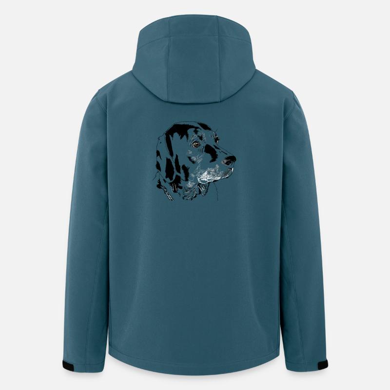 Labrador - Recycelte Männer Softshell-Jacke von Stanley/Stella - Dunkles Petrol