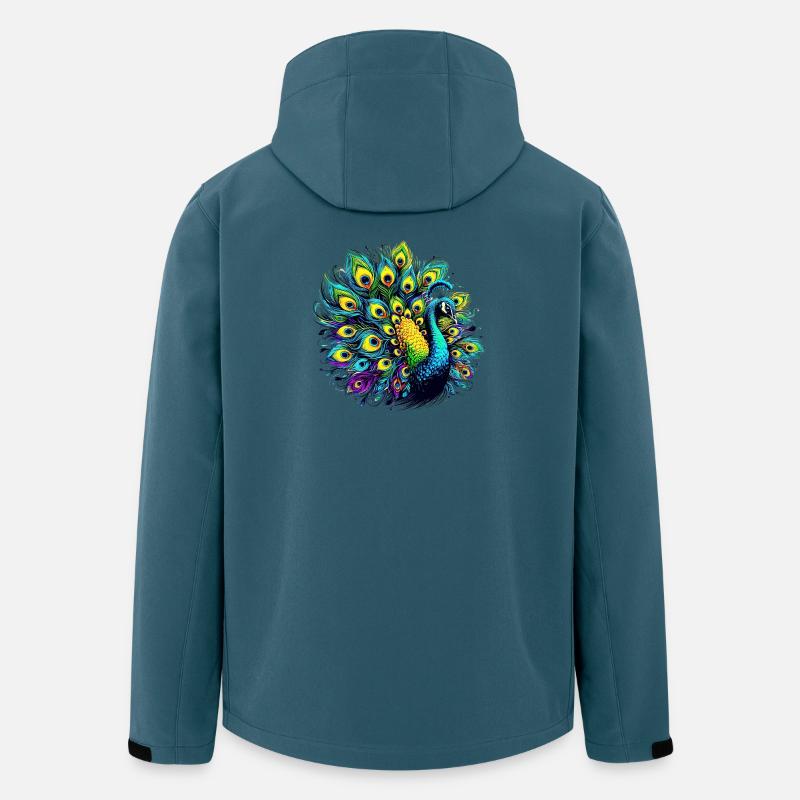 Peacock - Men’s Recycled Softshell Jacket by Stanley/Stella - stargazer
