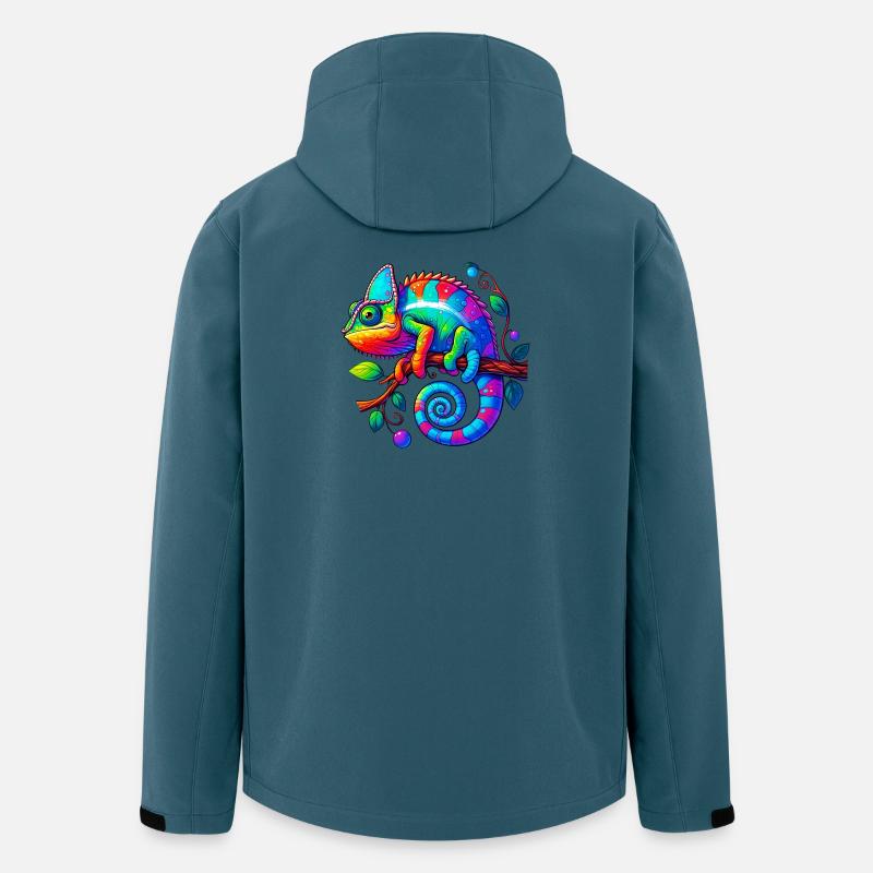 Caméléon - Veste softshell homme en polyester recyclé Stanley/Stella - bleu pétrole foncé