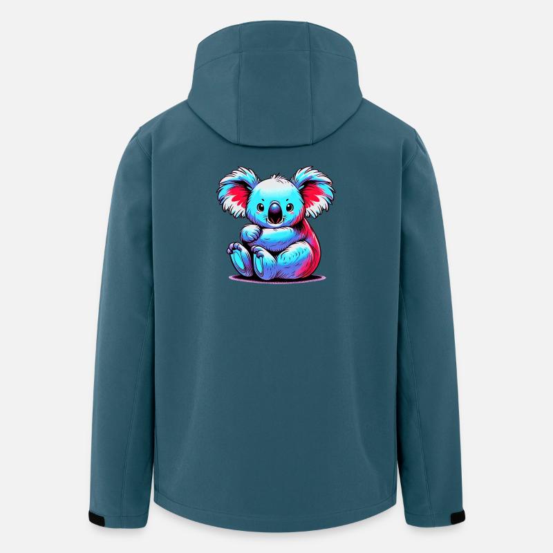 Koala - Recycelte Männer Softshell-Jacke von Stanley/Stella - Dunkles Petrol