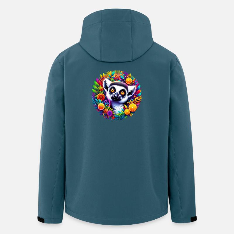 Lemur - Recycelte Männer Softshell-Jacke von Stanley/Stella - Dunkles Petrol