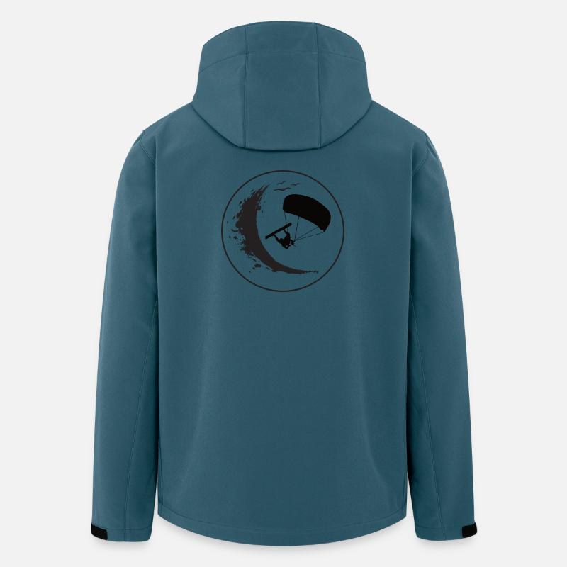 Wave Rider Eclipse - Recycelte Männer Softshell-Jacke von Stanley/Stella - Dunkles Petrol