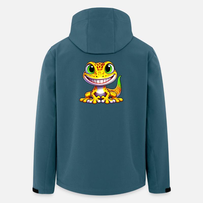 Gecko - Veste softshell homme en polyester recyclé Stanley/Stella - bleu pétrole foncé
