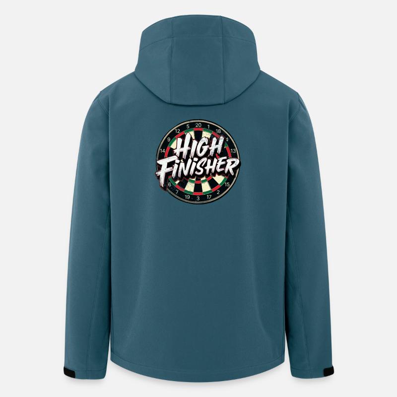 Darts High Finish Finisher - Recycelte Männer Softshell-Jacke von Stanley/Stella - Dunkles Petrol