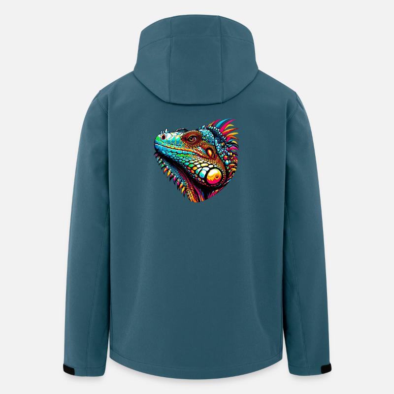 Leguan - Recycelte Männer Softshell-Jacke von Stanley/Stella - Dunkles Petrol
