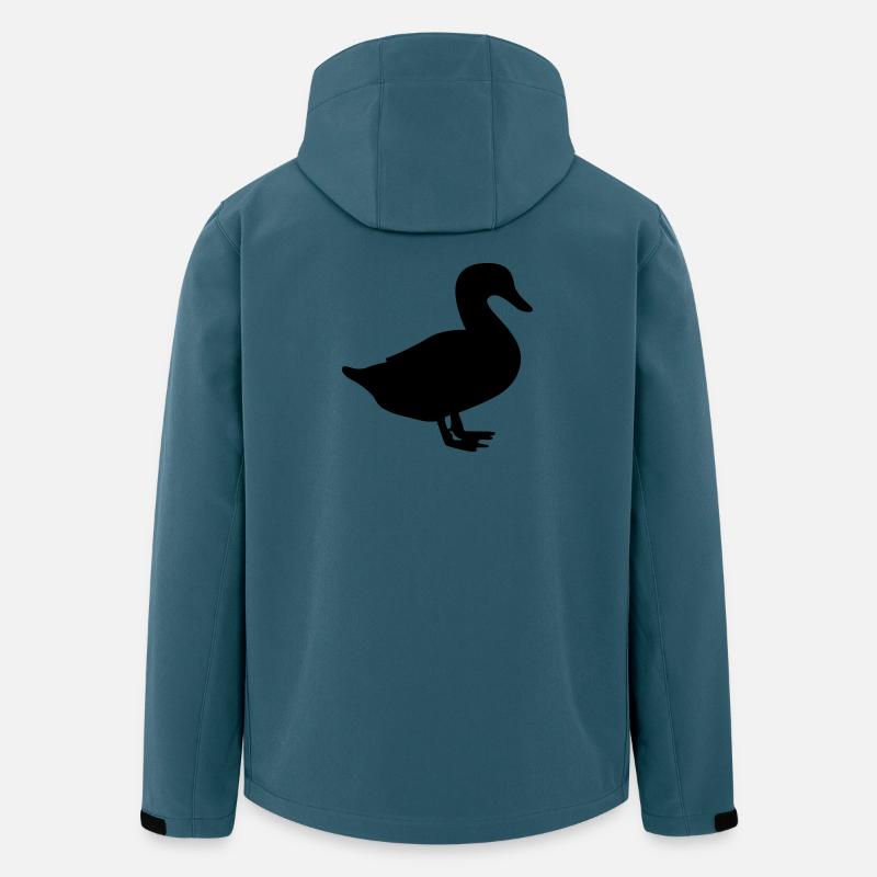 ente / duck / quack - Recycelte Männer Softshell-Jacke von Stanley/Stella - Dunkles Petrol