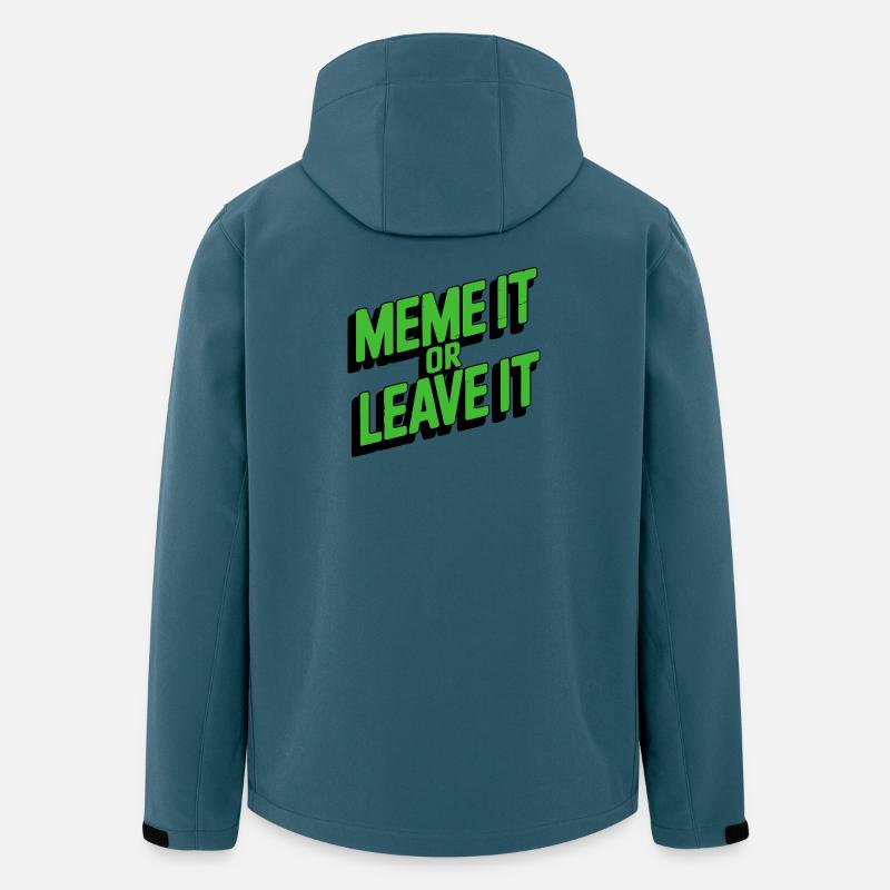 Meme It Or Leave It - Men’s Recycled Softshell Jacket by Stanley/Stella - stargazer
