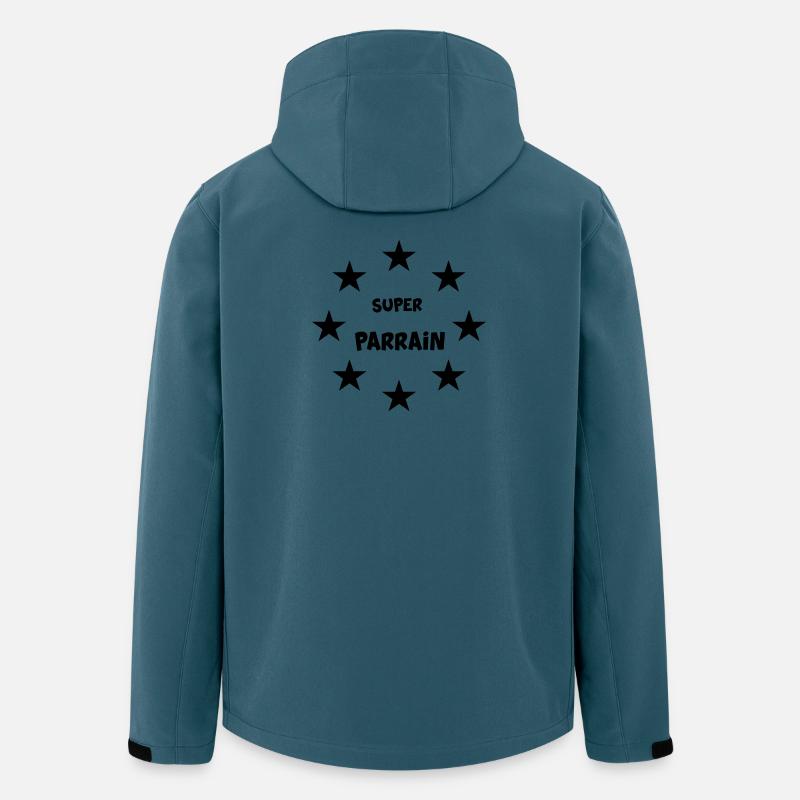 SUPER SPONSOR - Recycelte Männer Softshell-Jacke von Stanley/Stella - Dunkles Petrol