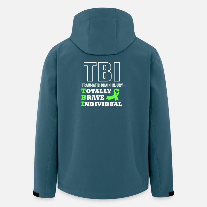 Autounfall Schädel-Hirn-Trauma Schädelhirntrauma - Recycelte Männer Softshell-Jacke von Stanley/Stella - Dunkles Petrol