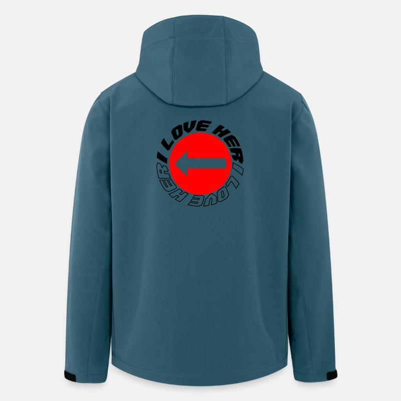 I love him - Men’s Recycled Softshell Jacket by Stanley/Stella - stargazer