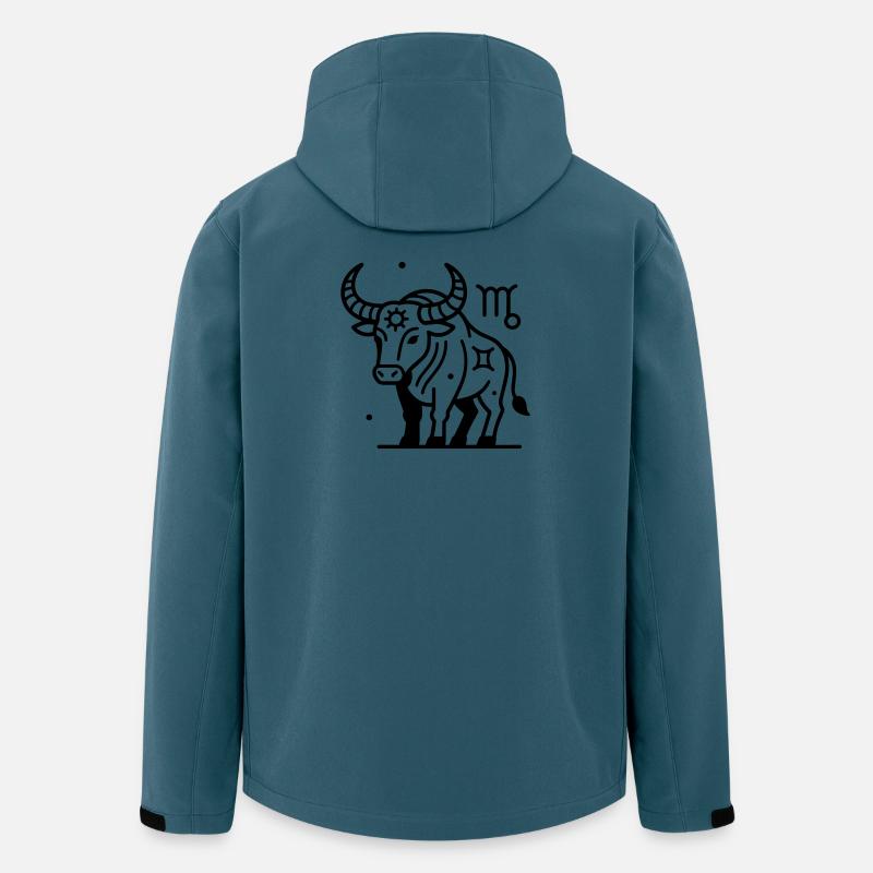 Taurus zodiac sign - Men’s Recycled Softshell Jacket by Stanley/Stella - stargazer
