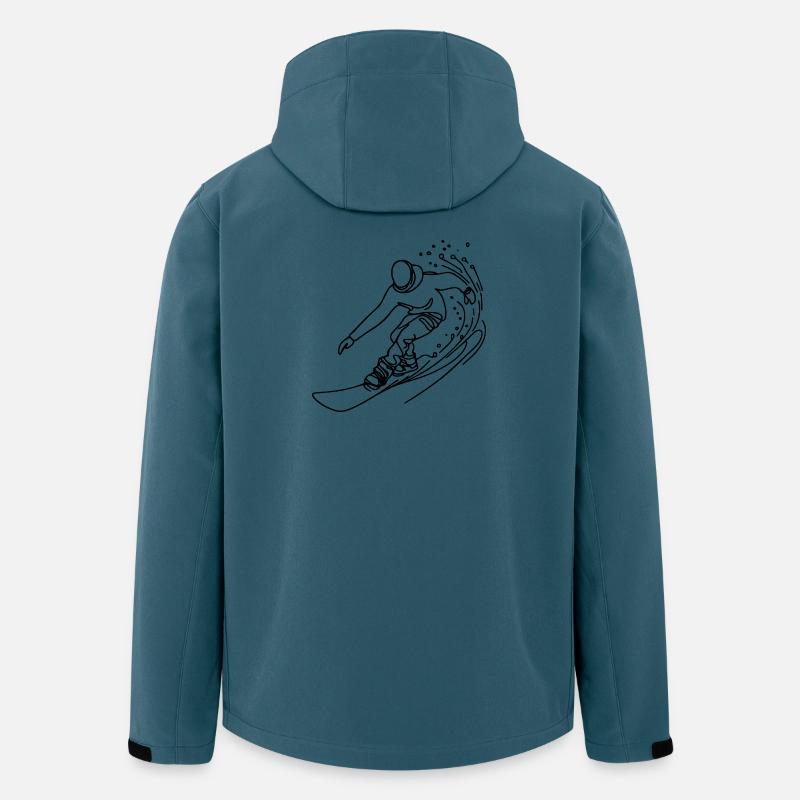 Snowboard lovers - Men’s Recycled Softshell Jacket by Stanley/Stella - stargazer