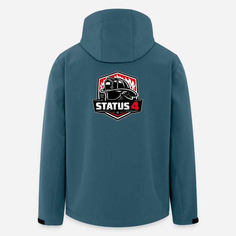 Status4 Fire Brigade Protection Logo - Men’s Recycled Softshell Jacket by Stanley/Stella - stargazer