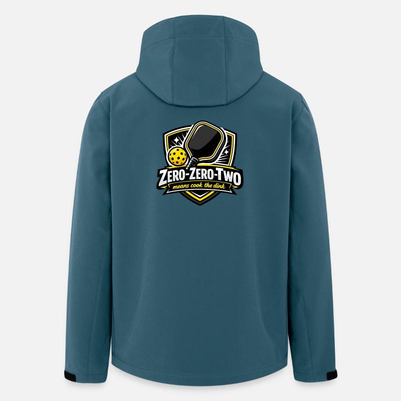 Zero-Zero-Two Pingpong Sieg Design - Recycelte Männer Softshell-Jacke von Stanley/Stella - Dunkles Petrol
