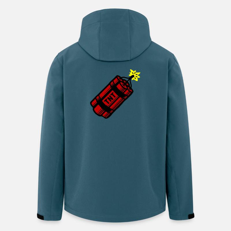Dynamite Tnt - Veste softshell homme en polyester recyclé Stanley/Stella - bleu pétrole foncé