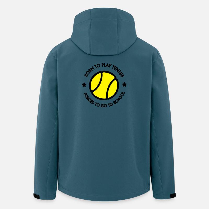 Tennis Kid - Recycelte Männer Softshell-Jacke von Stanley/Stella - Dunkles Petrol
