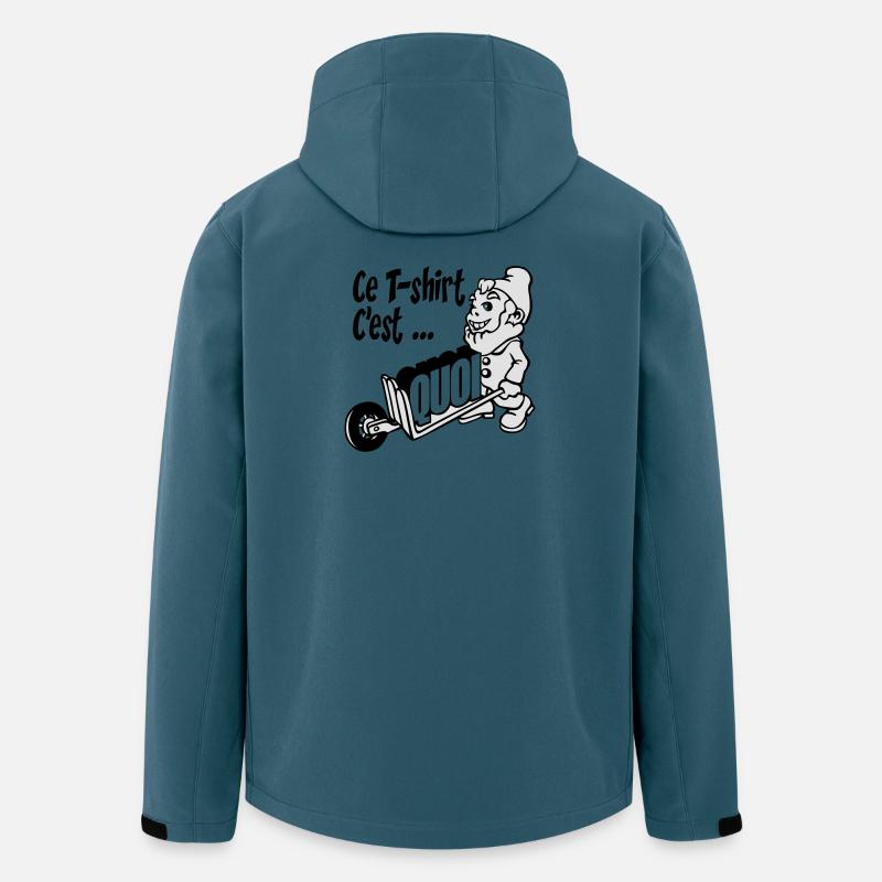 Zwerg tragen, was - Recycelte Männer Softshell-Jacke von Stanley/Stella - Dunkles Petrol