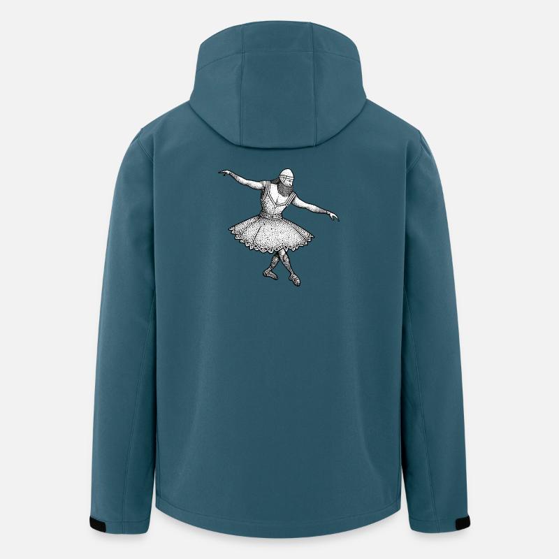Wikinger - Tanzballett - Recycelte Männer Softshell-Jacke von Stanley/Stella - Dunkles Petrol