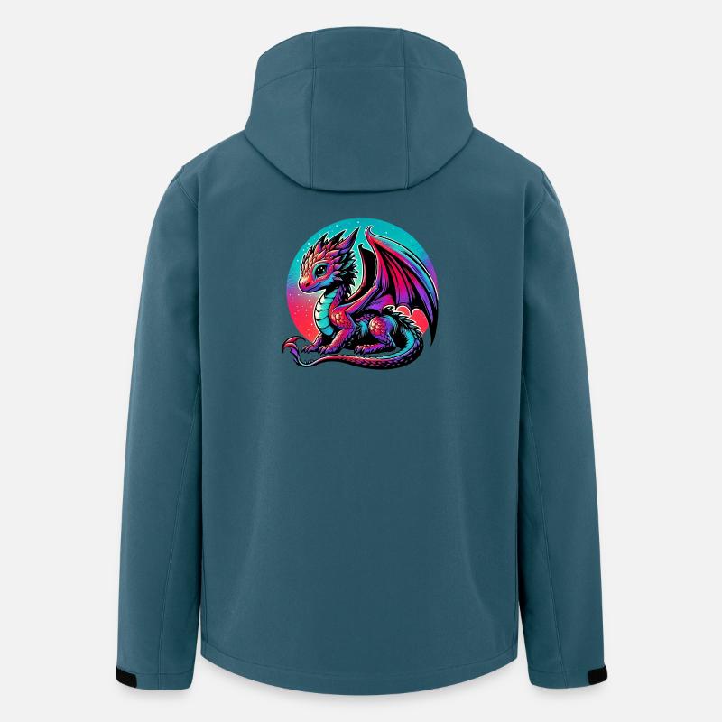 Dragon - Veste softshell homme en polyester recyclé Stanley/Stella - bleu pétrole foncé