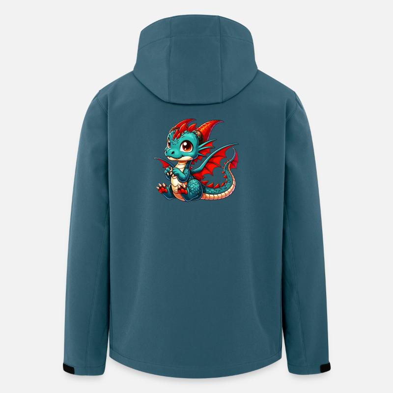 Dragon - Veste softshell homme en polyester recyclé Stanley/Stella - bleu pétrole foncé