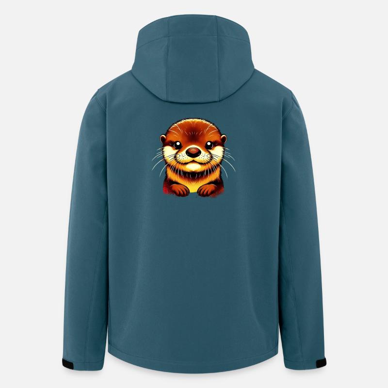 Otter - Recycelte Männer Softshell-Jacke von Stanley/Stella - Dunkles Petrol