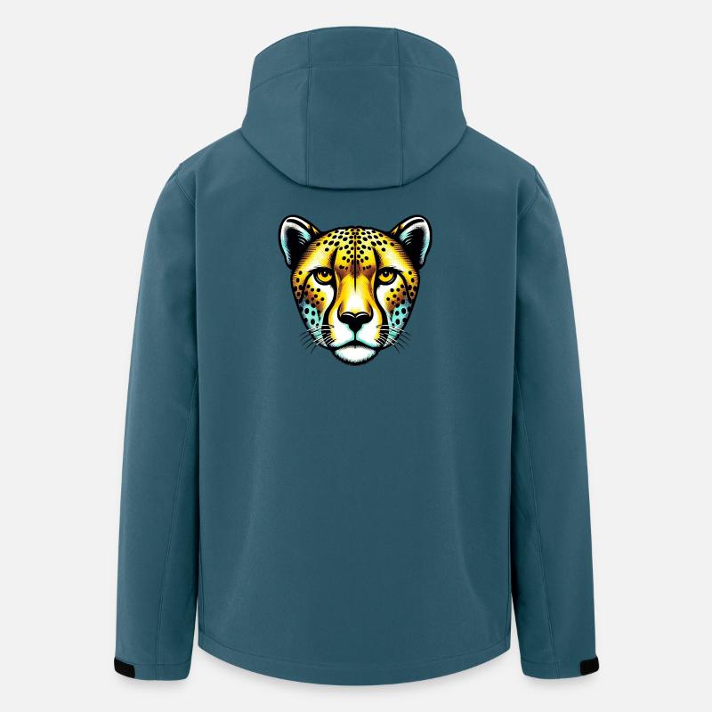 Guépard - Veste softshell homme en polyester recyclé Stanley/Stella - bleu pétrole foncé