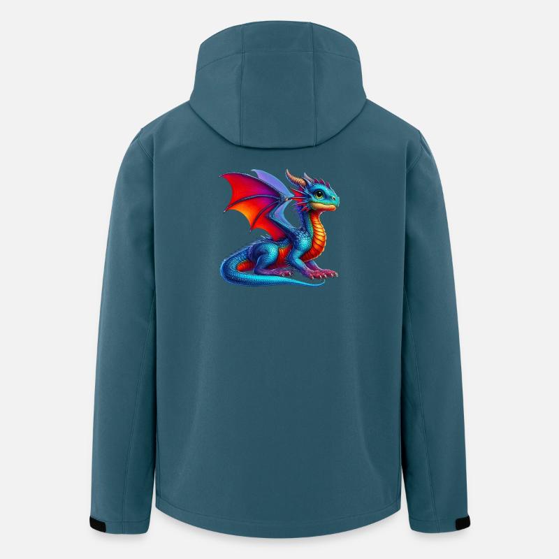 Dragon - Veste softshell homme en polyester recyclé Stanley/Stella - bleu pétrole foncé