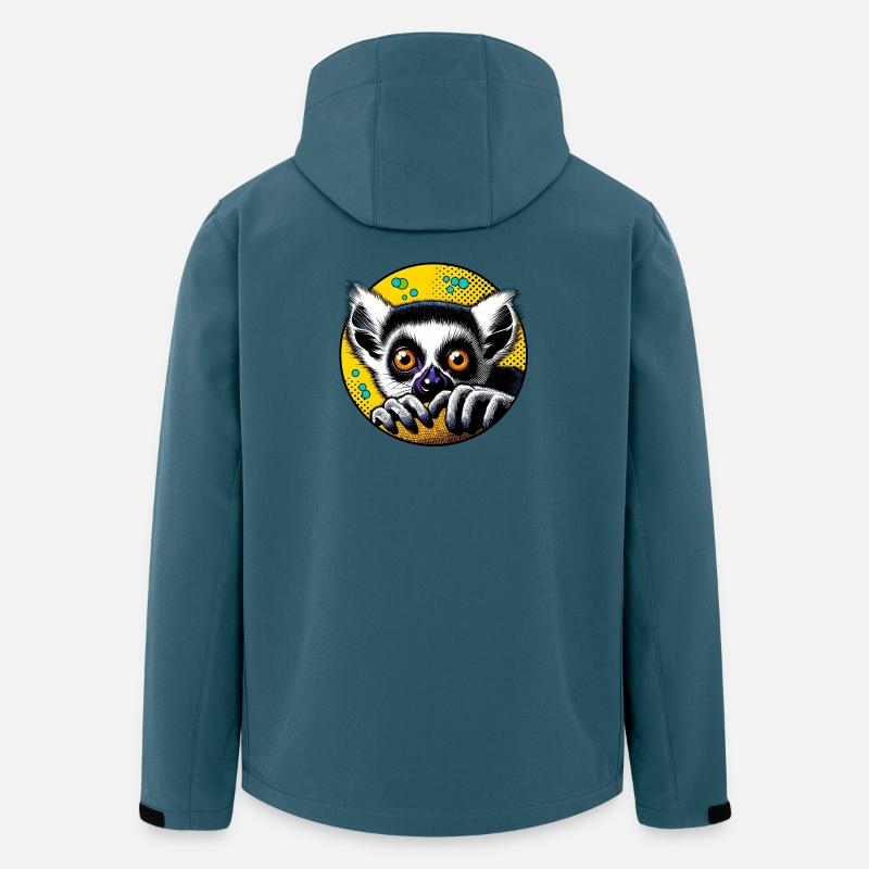 Lemur - Recycelte Männer Softshell-Jacke von Stanley/Stella - Dunkles Petrol