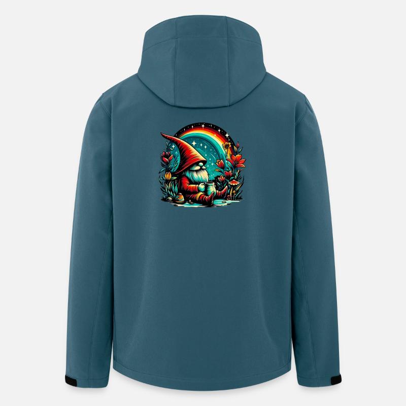 Gnom - Recycelte Männer Softshell-Jacke von Stanley/Stella - Dunkles Petrol