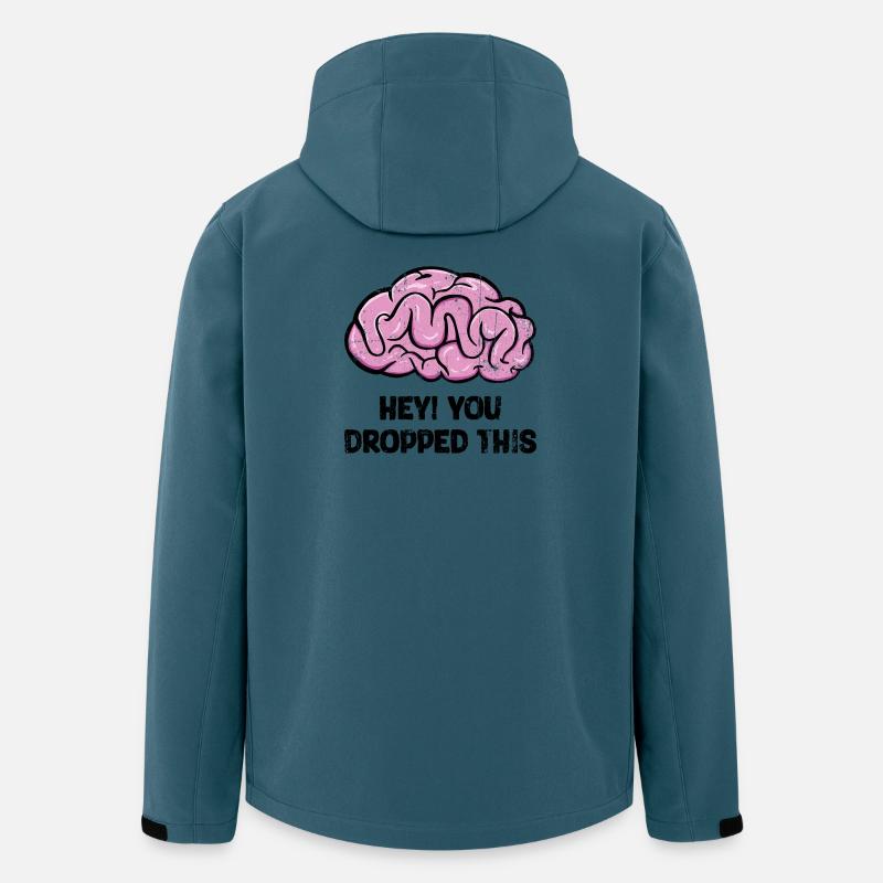 Bubblegum Gehirn Skizze - Recycelte Männer Softshell-Jacke von Stanley/Stella - Dunkles Petrol