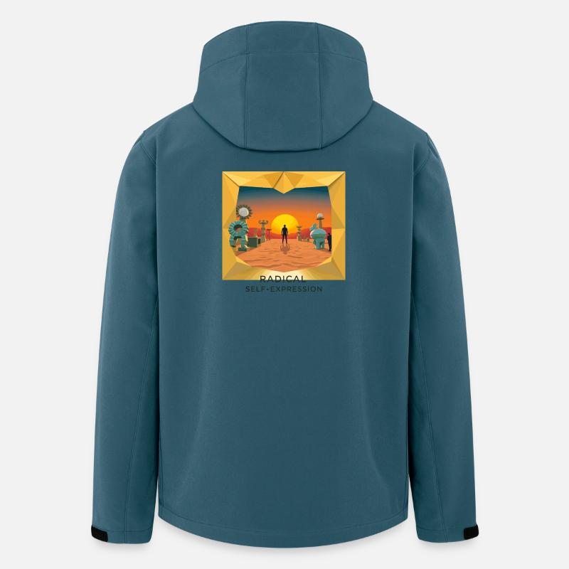 Radikale Selbstdarstellung - Recycelte Männer Softshell-Jacke von Stanley/Stella - Dunkles Petrol