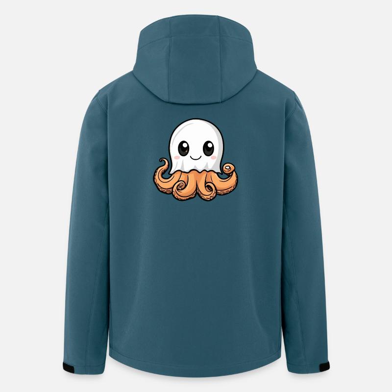 Octopus Halloween Ghost - Men’s Recycled Softshell Jacket by Stanley/Stella - stargazer