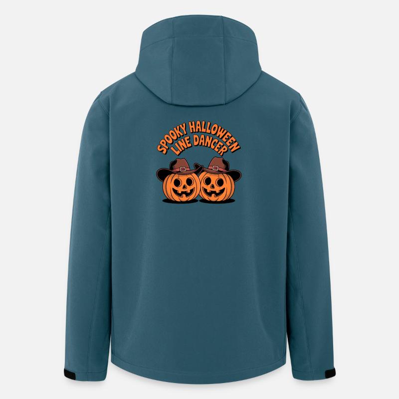 Danseuse en ligne hantée d’Halloween - Veste softshell homme en polyester recyclé Stanley/Stella - bleu pétrole foncé